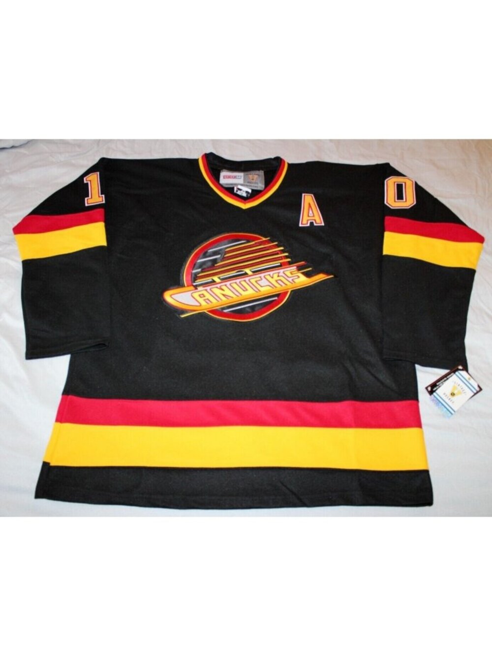 NHL Hockey Vintage Vancouver Canucks Pavel Bure #10 Sewn Jersey 50 Large CCM NWT